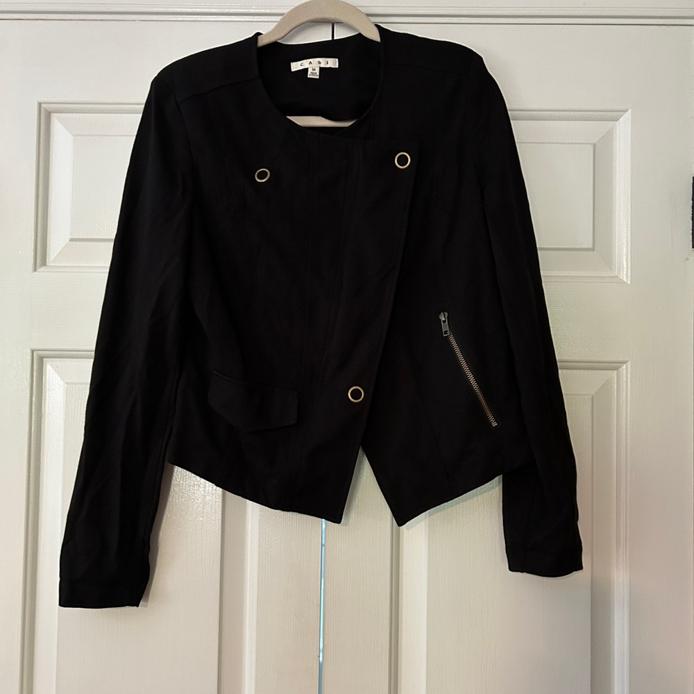 Cabi Cropped Moto Jacket